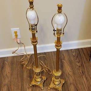 Set of buffet lamps